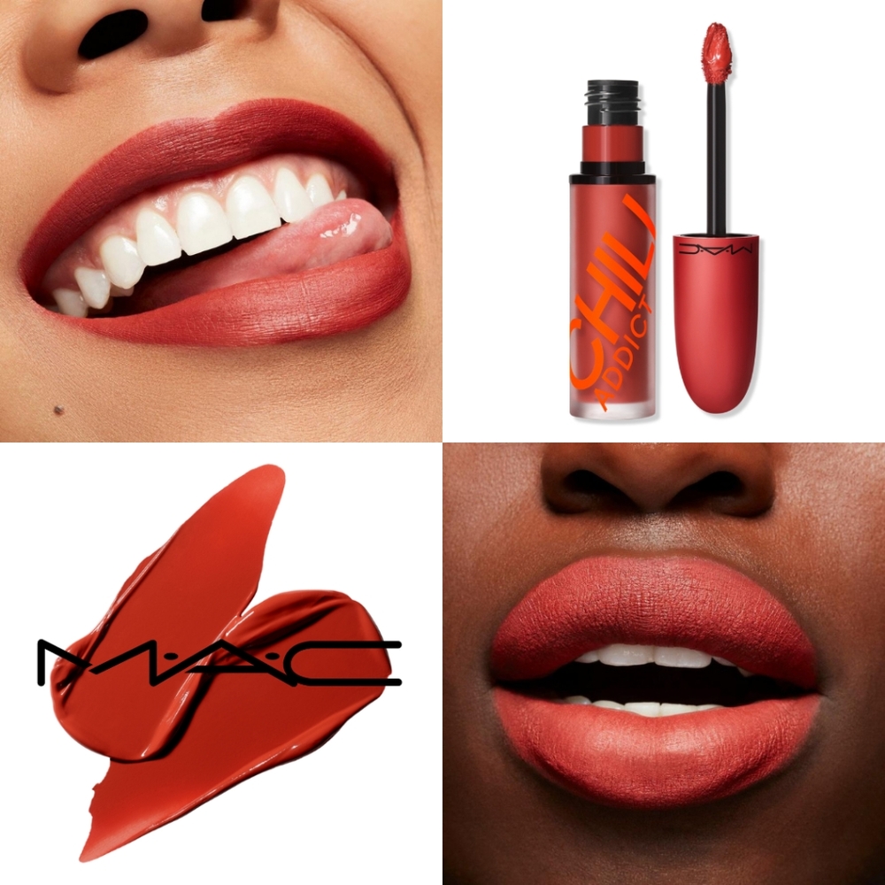 MAC - Retro Matte Liquid Lip Color 0.17 OZ - CHILI ADDICT 135 - Picture 3 of 4